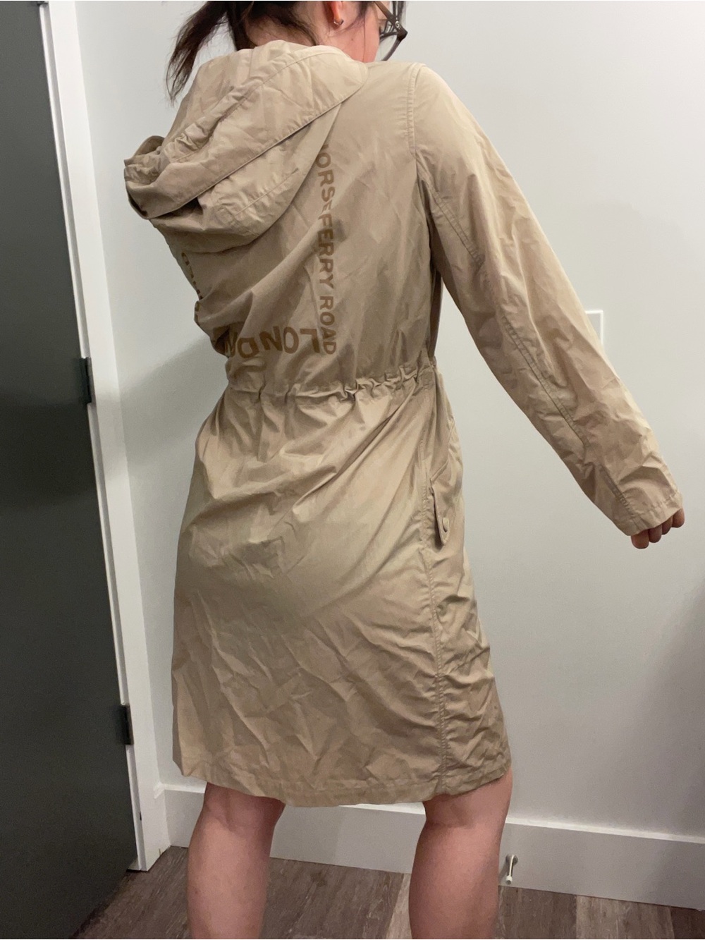 Burberry - Lightweight Hooded Anorak Trench Coat - Beige